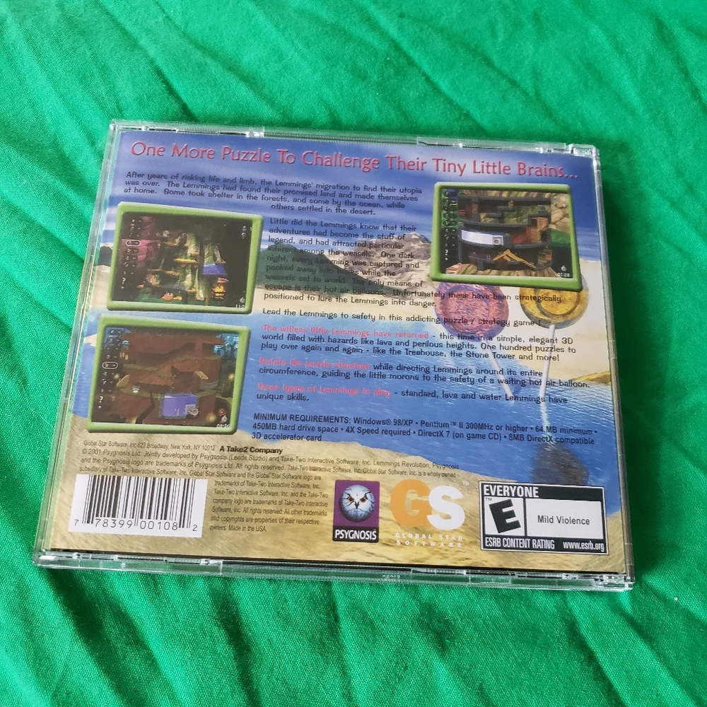 Lemmings Revolution (PC, 2000) CDROM Video Game